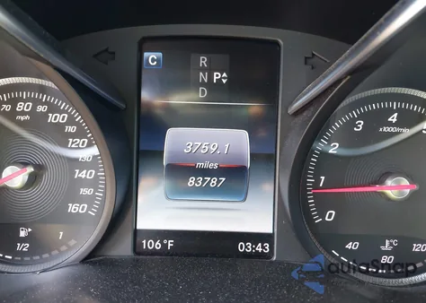 2016 Mercedes-Benz C 300 Sport from USA, damaged, VIN 55SWF4JBXGU173504